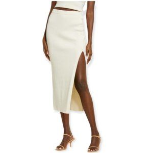 NWT Open Edit Slit Sweater Skirt
